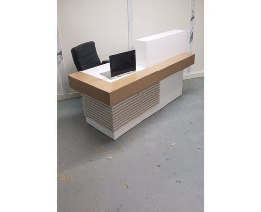 Modern Frontal Bar Reception  Desk with ADA Counter